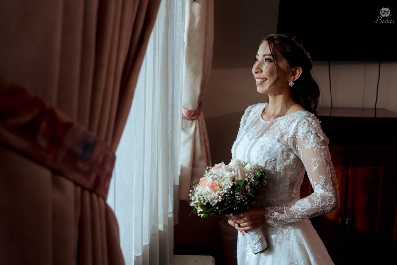 Novia maquillada por Sthefy Maquilla