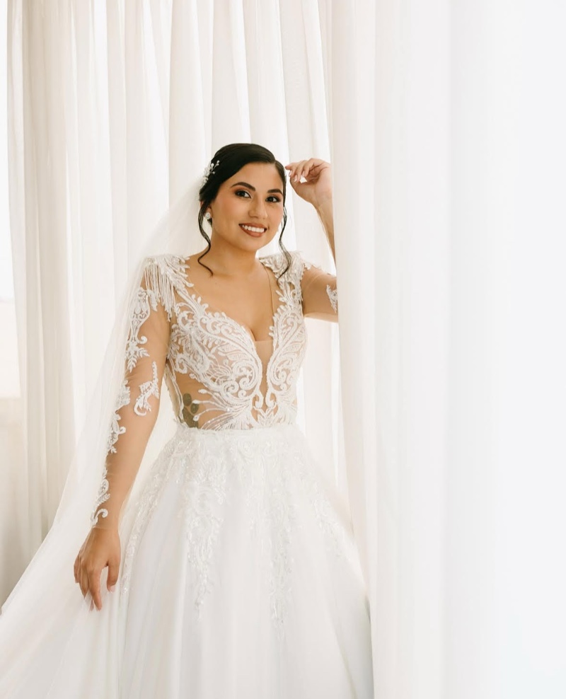 Novia con maquillaje piel blindada